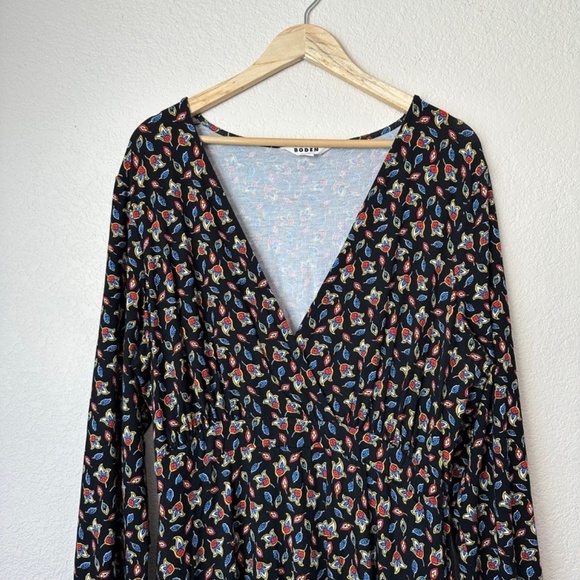 Boden Dress Womens US 16-18R Black Willow Jersey Dress European Classic Preppy - Picture 4 of 15